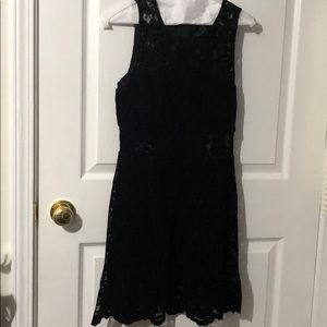 Gianni Bini black lace dress